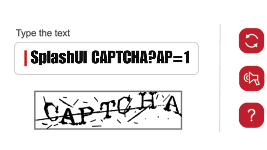 SplashUI CAPTCHA?AP=1: The Best Solution for Preventing Bots